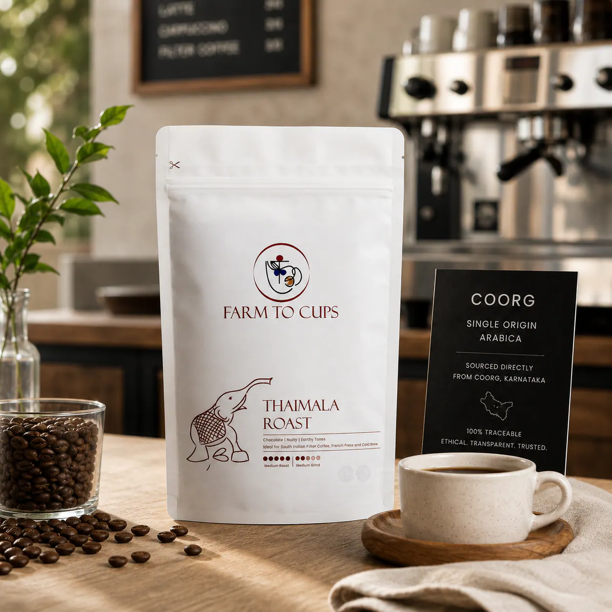 Cafe and restaurant coffee supply